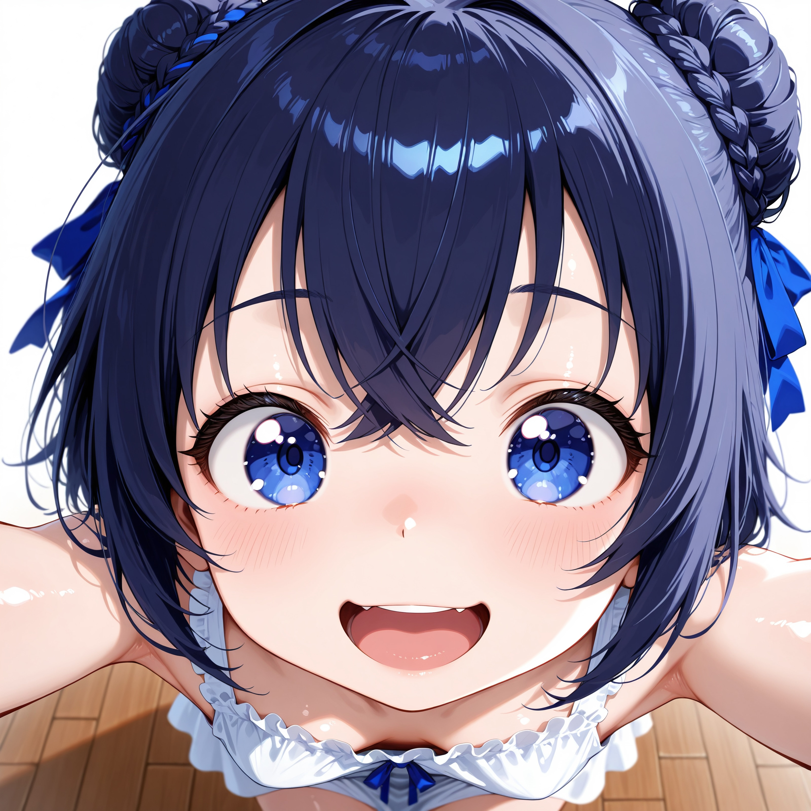 顔面どアップ