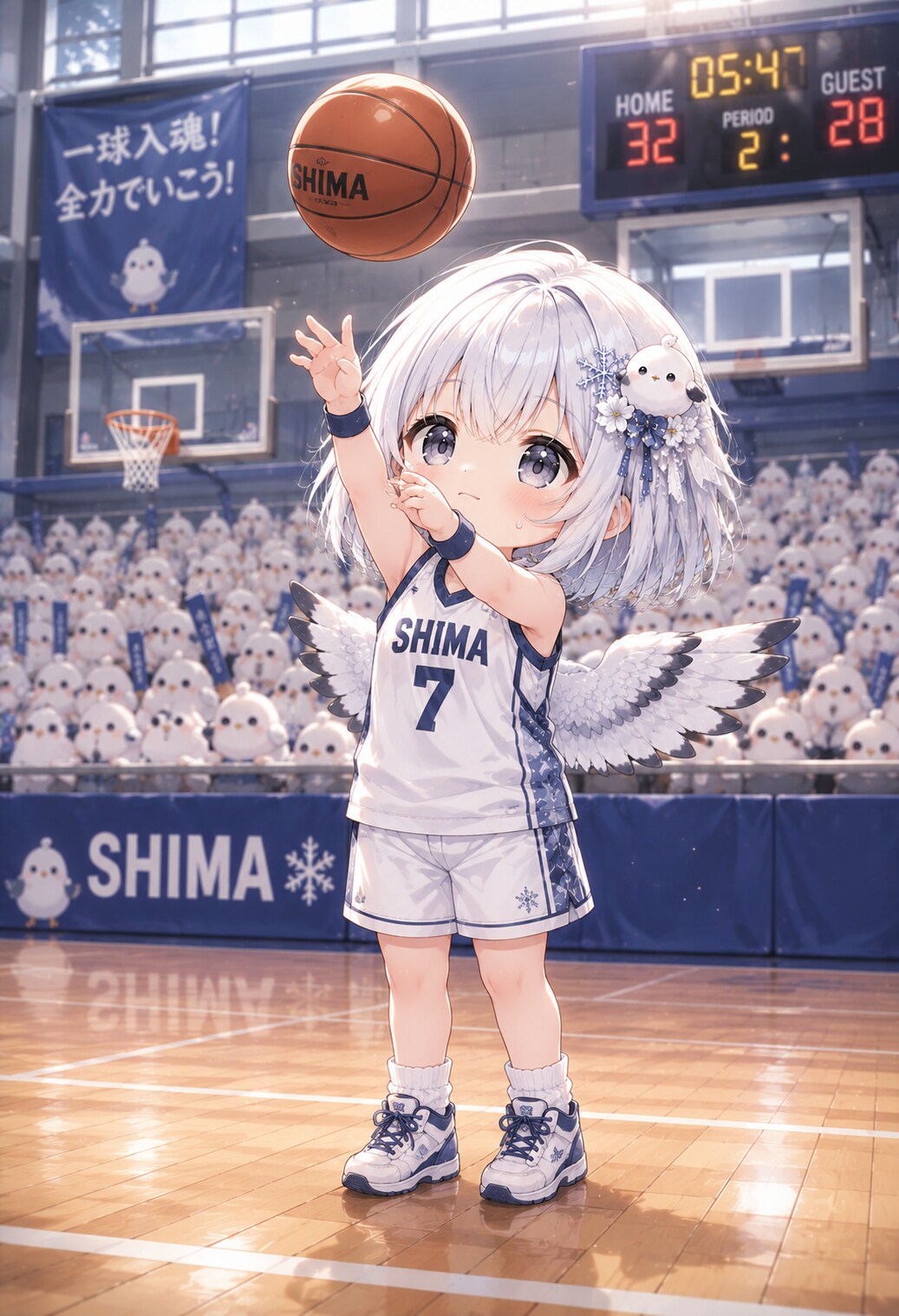 フリースローのシマちゃん