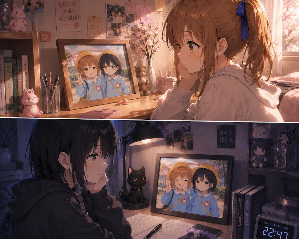 楓ちゃんと雫ちゃんの出会い