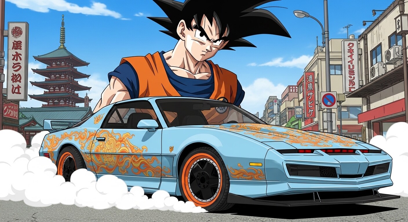 孫悟空とナイトライダー | の人気AIイラスト・グラビア