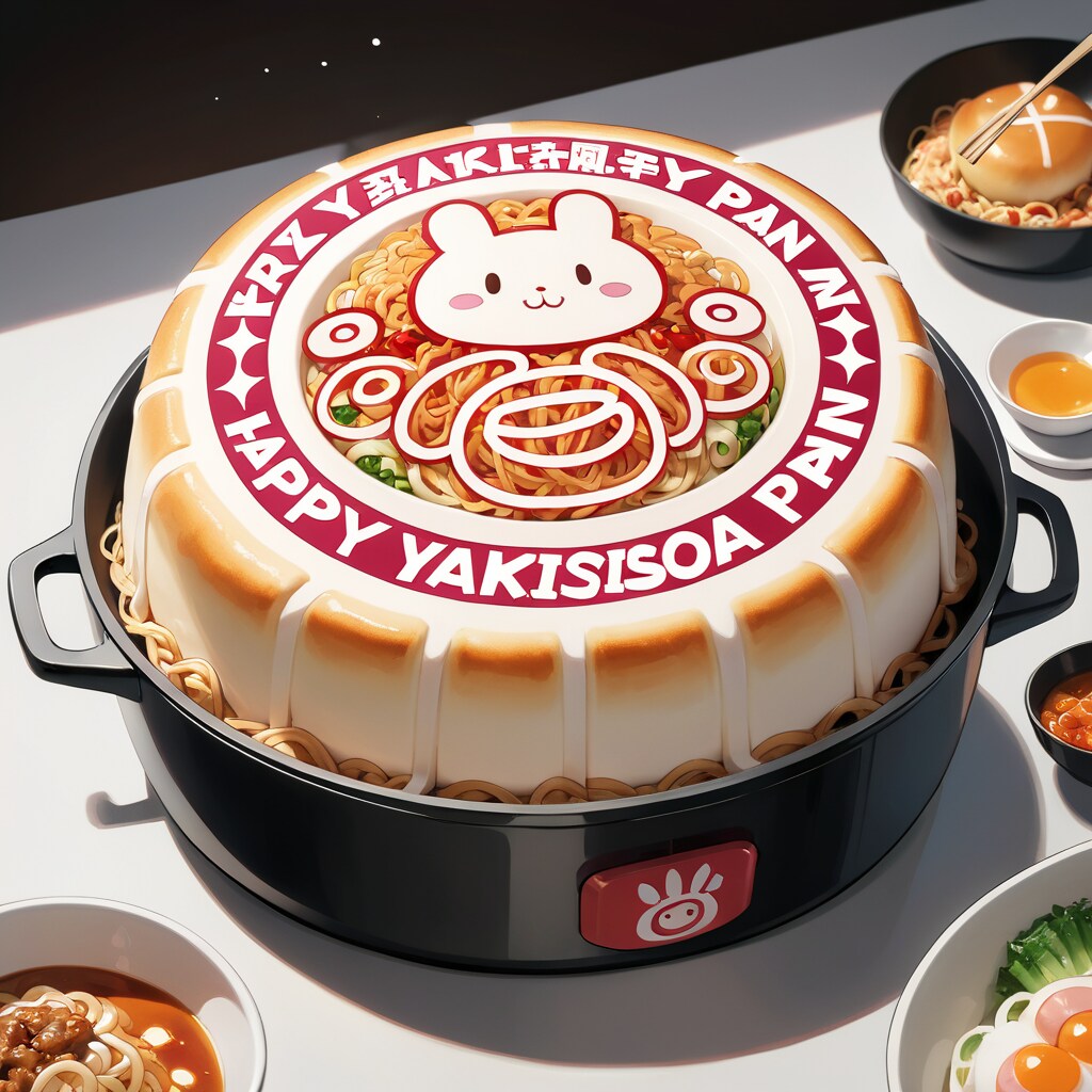 焼きそばパン研究会のロゴ