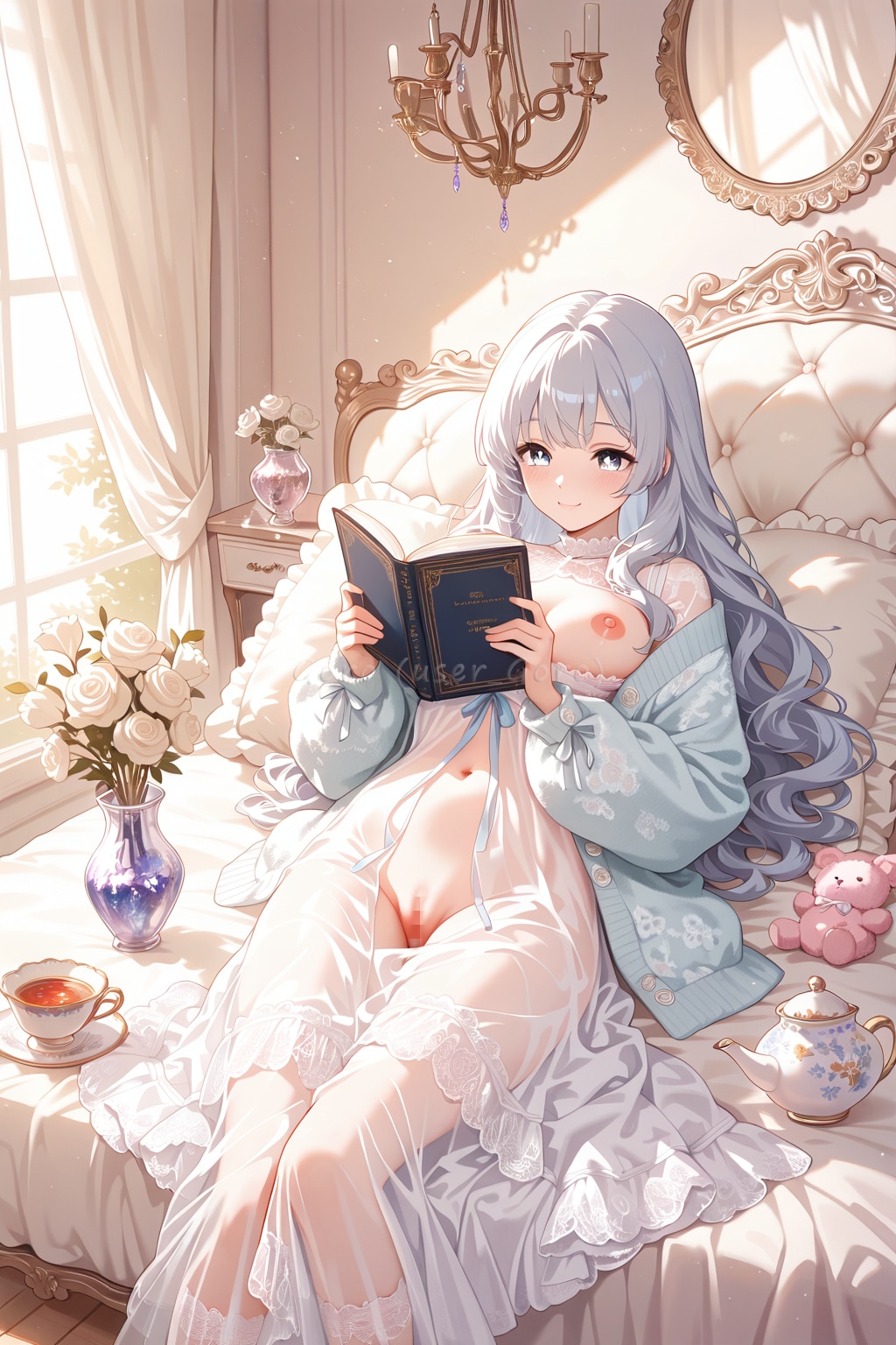 お嬢様の読書と自慰