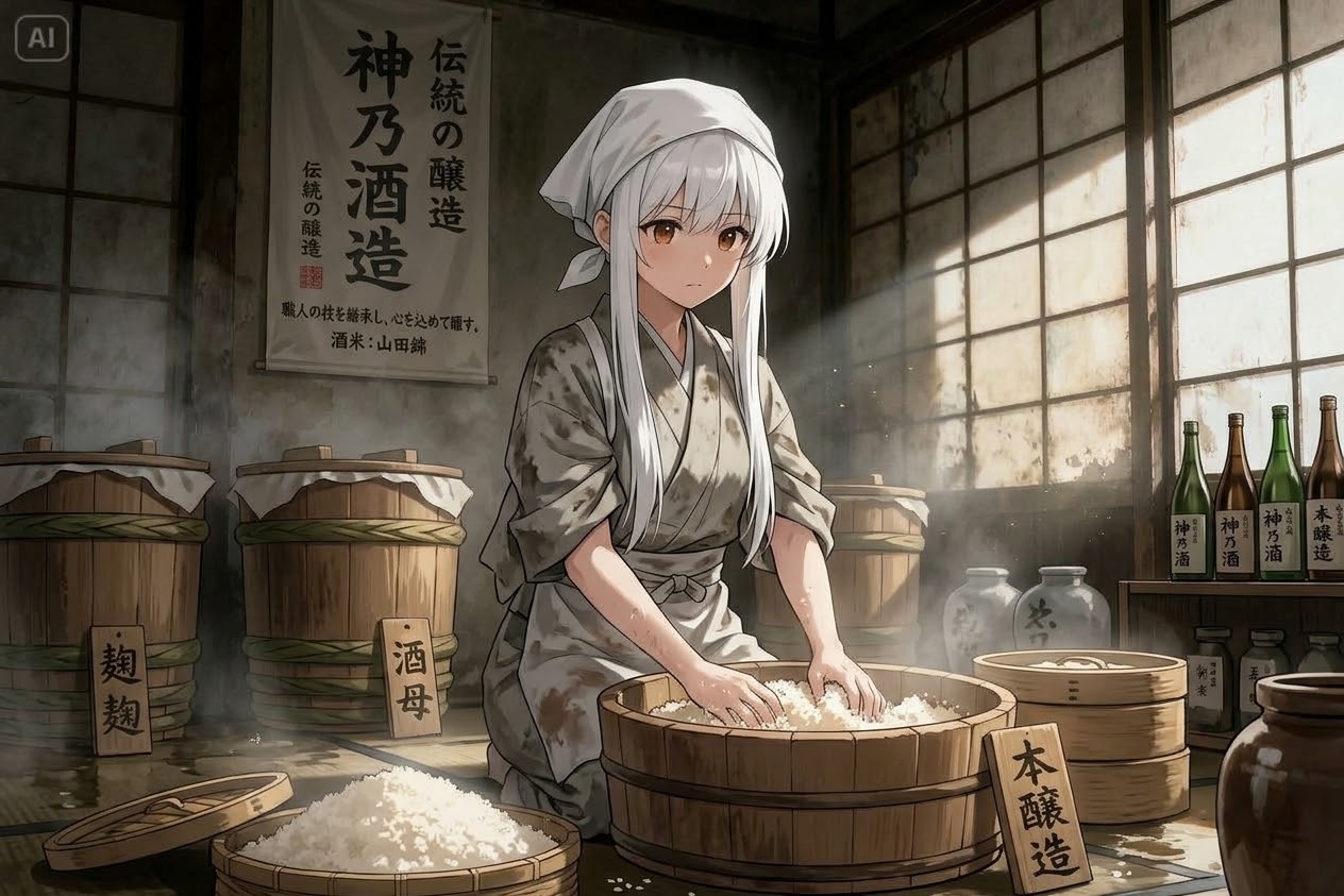 忘れ荘でお酒を作る貧乏神 | の人気AIイラスト・グラビア