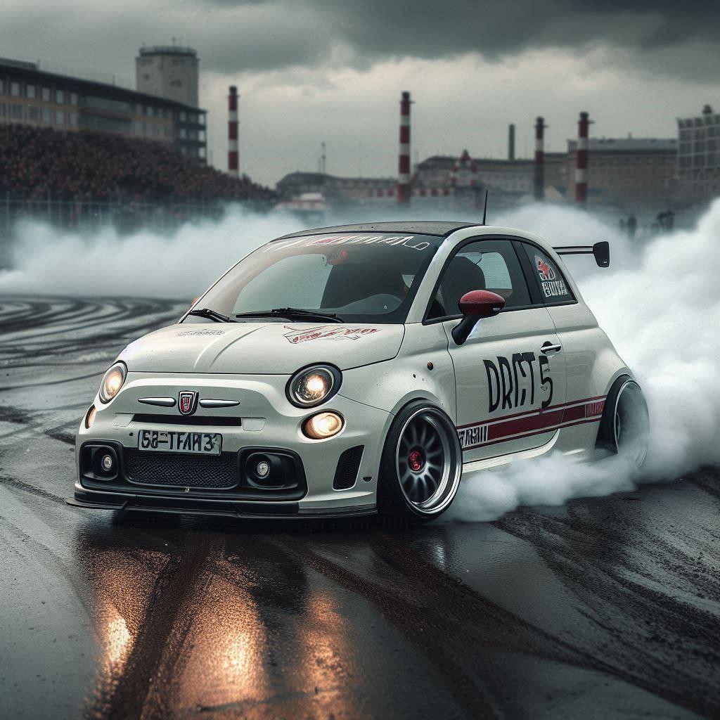 フィアット500アバルトのドリ車 | の人気AIイラスト・グラビア