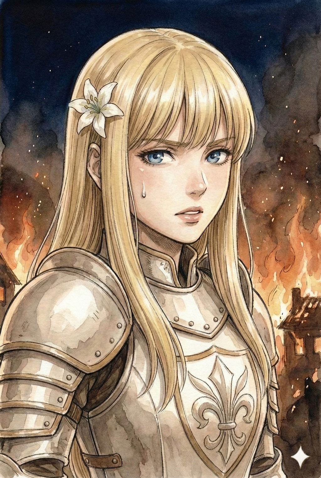 出会い/「魔竜？！…一個中隊で向かいます！準備急がせなさい！」