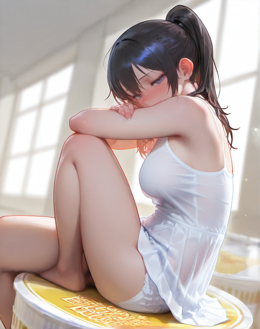 カップ麺押さえ　テニスウェア編