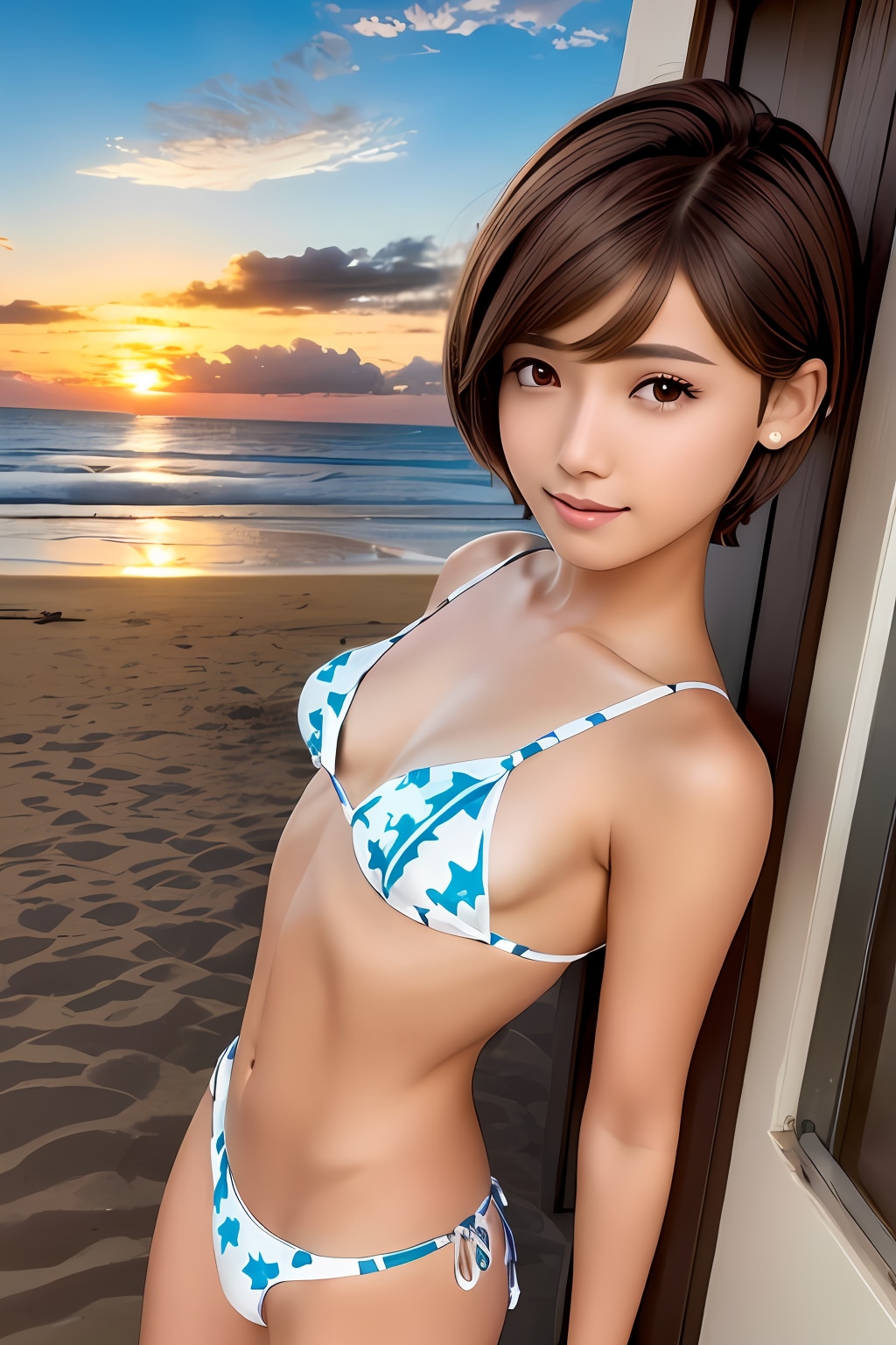 サンセットビーチの れなちゃん