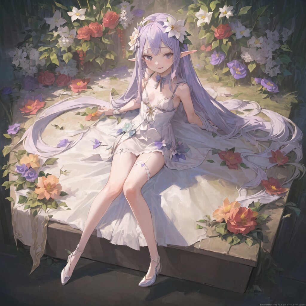 白髪の妖精さん