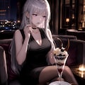 夜パフェ 2枚目