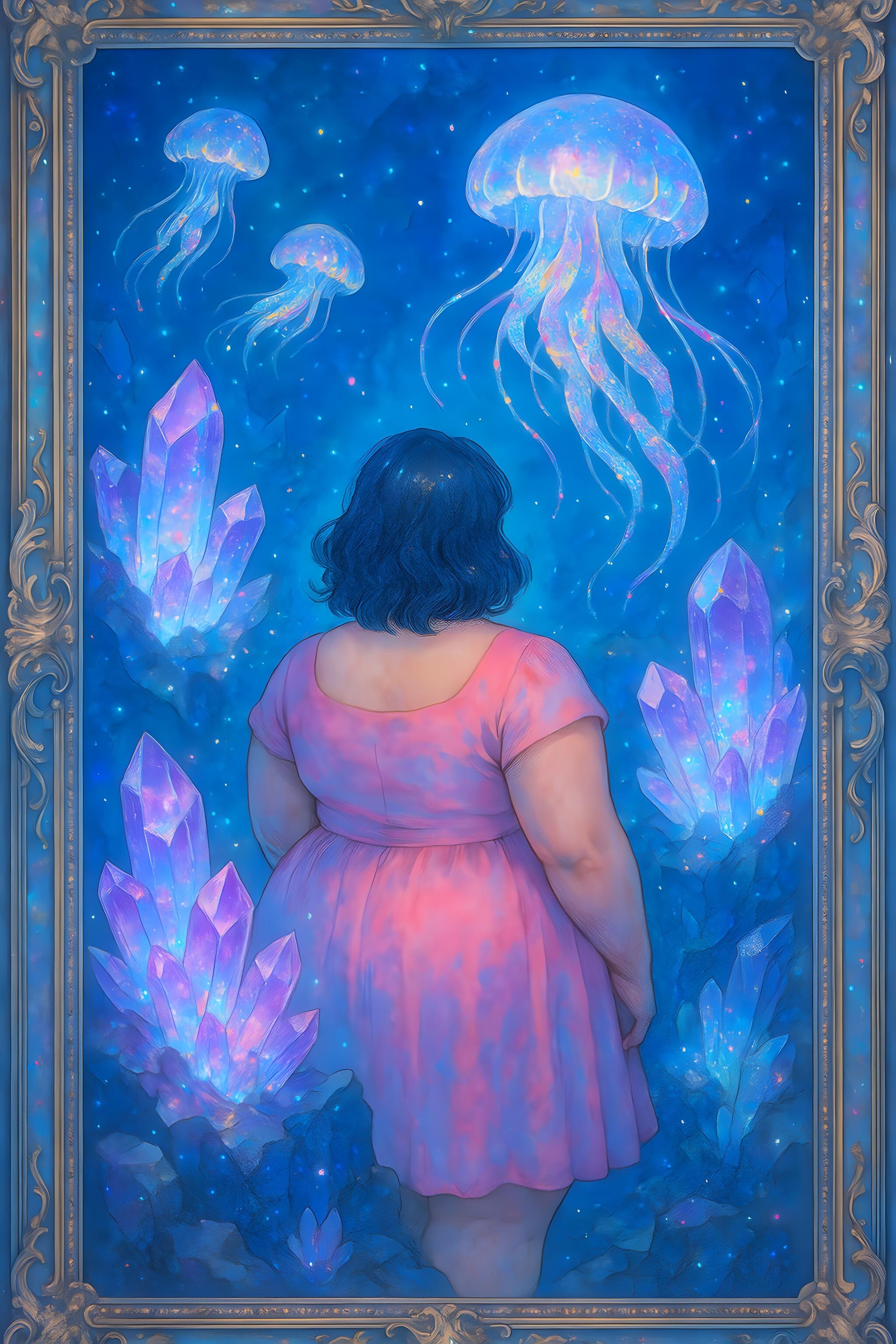 水槽のオキクラゲ