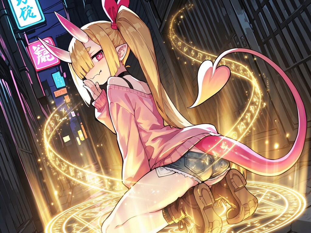 【貸】金髪鬼娘 -New character.-