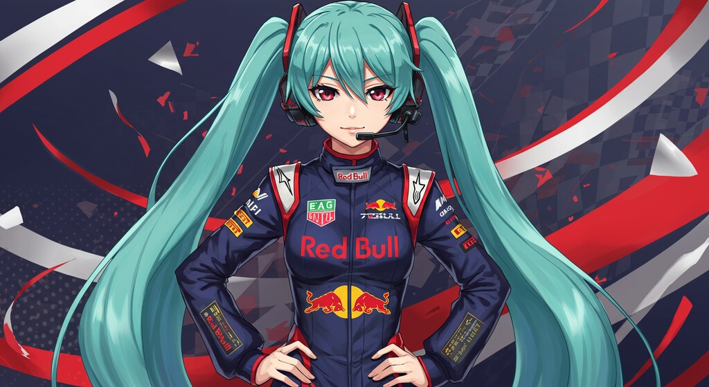 レッドブルレーシングスーツ初音ミク