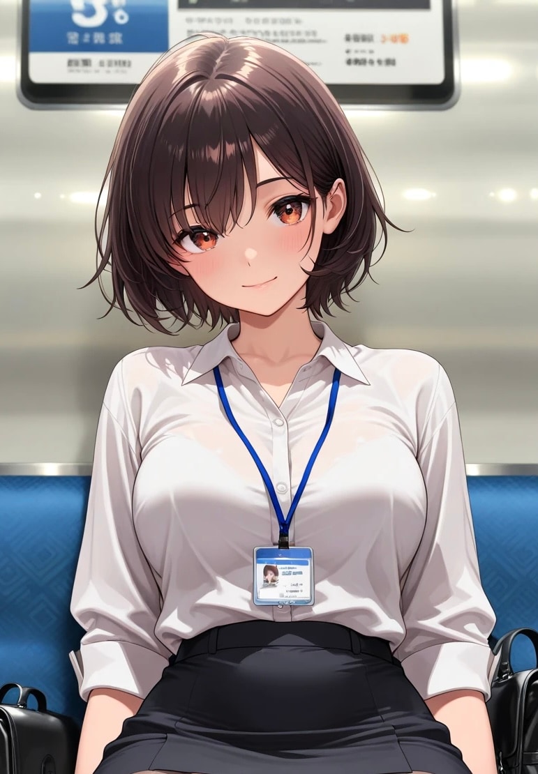 電車で見かけるOL