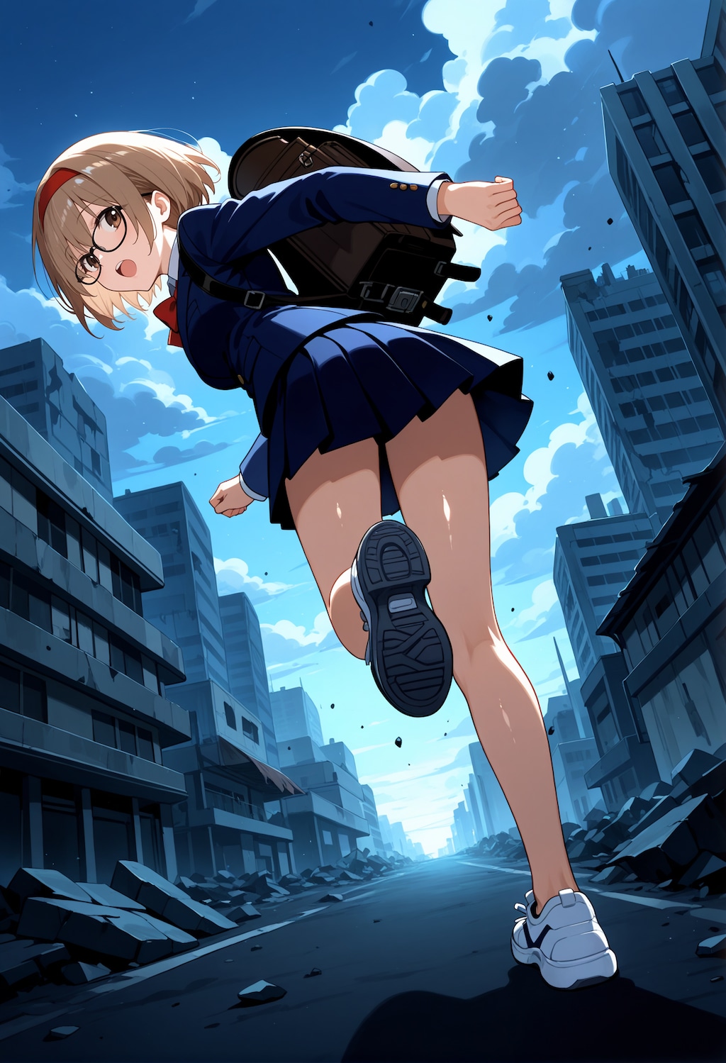 崩壊都市からの脱出