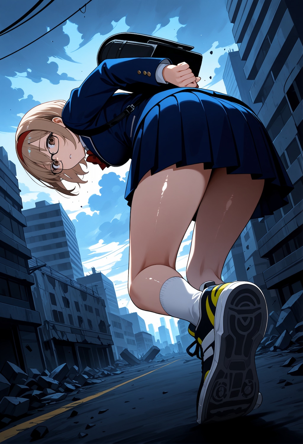 崩壊都市からの脱出