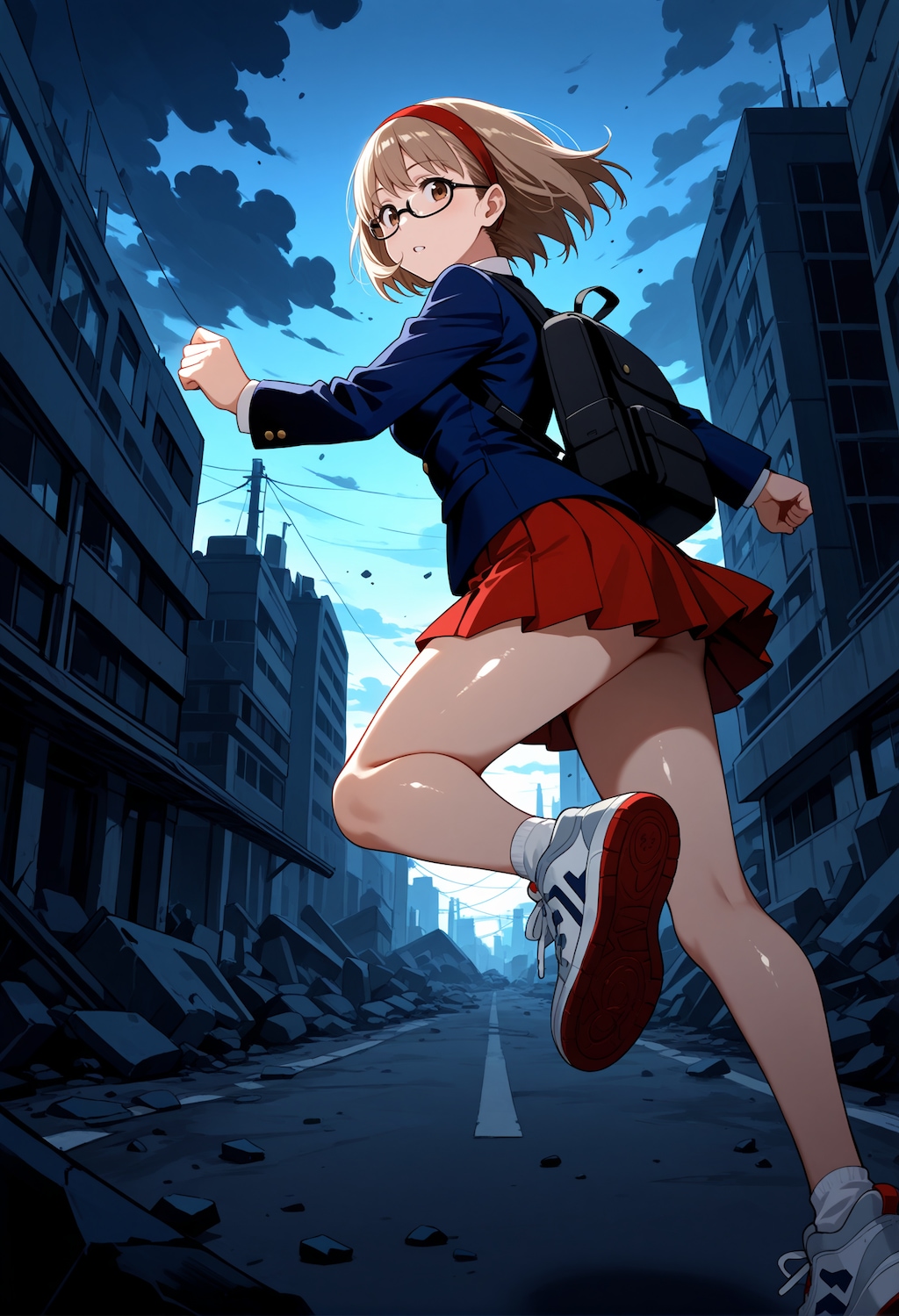 崩壊都市からの脱出