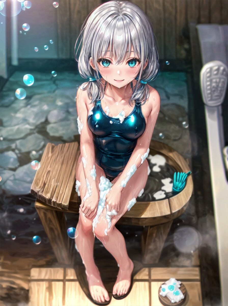洗ってあげます。