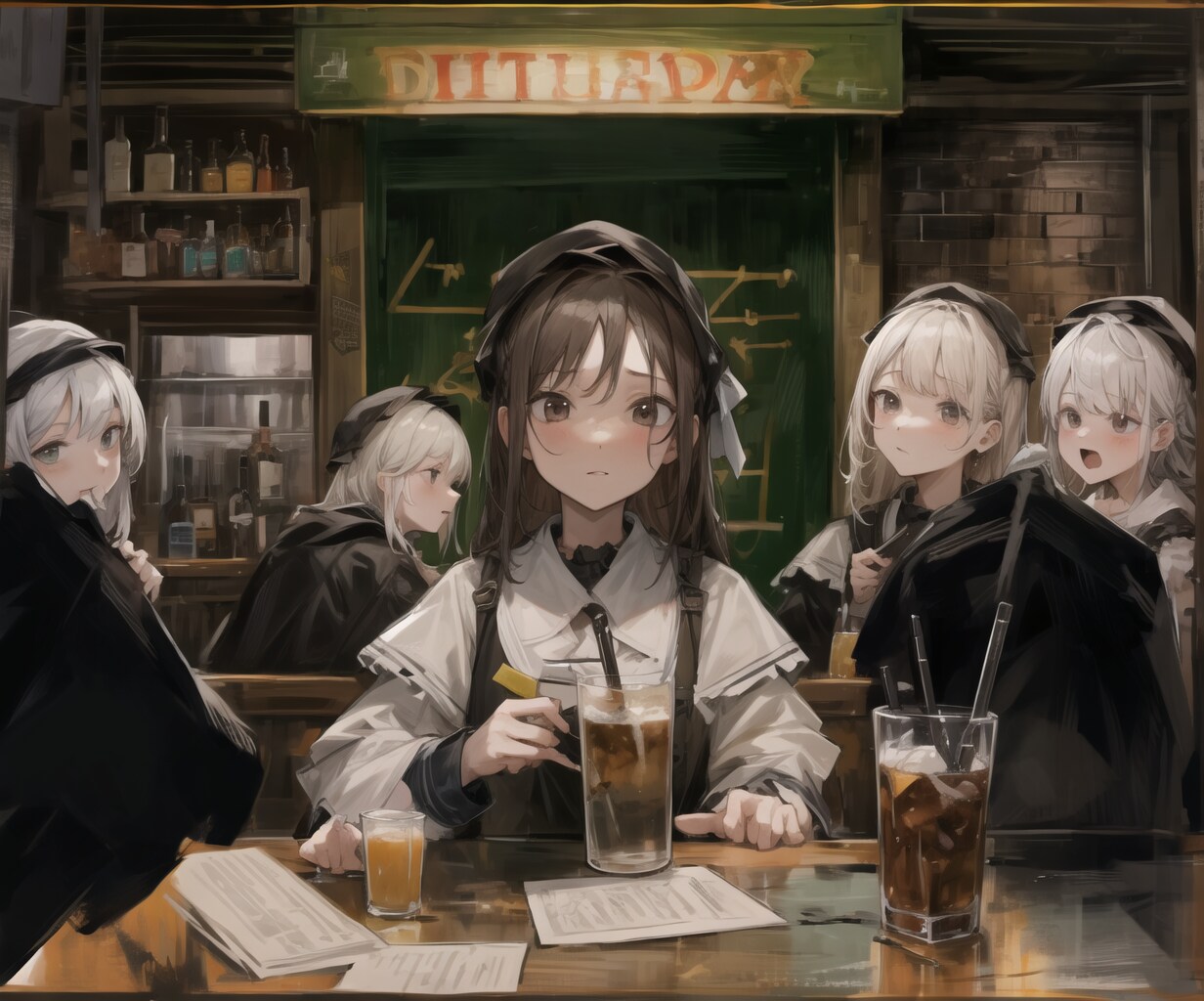 小汚いバーにて At a Small Dirty Bar