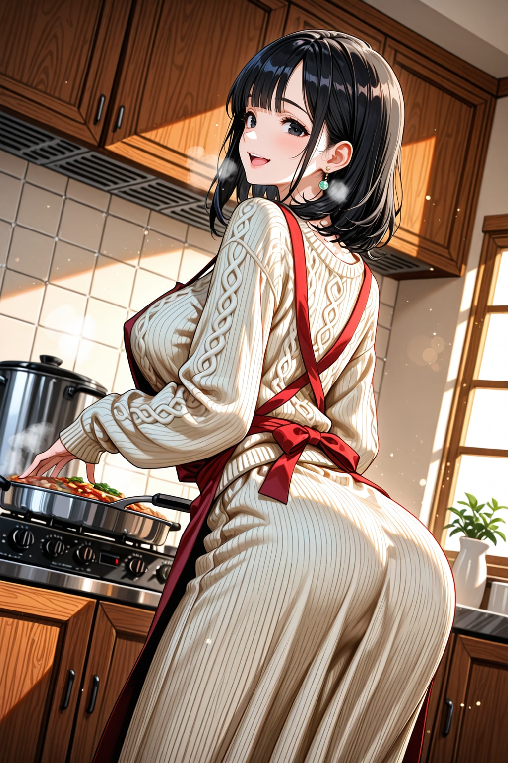 料理中～♪