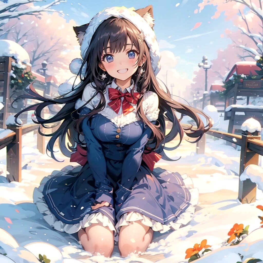 雪ぴょん！ | の人気AIイラスト・グラビア