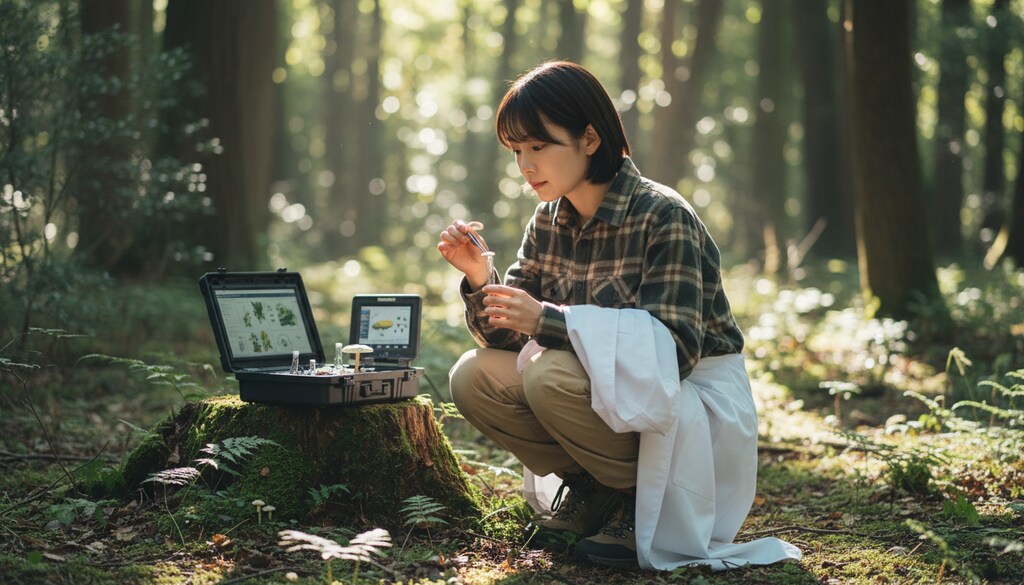 森のフィールドワーク