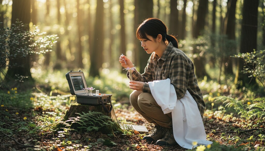 森のフィールドワーク