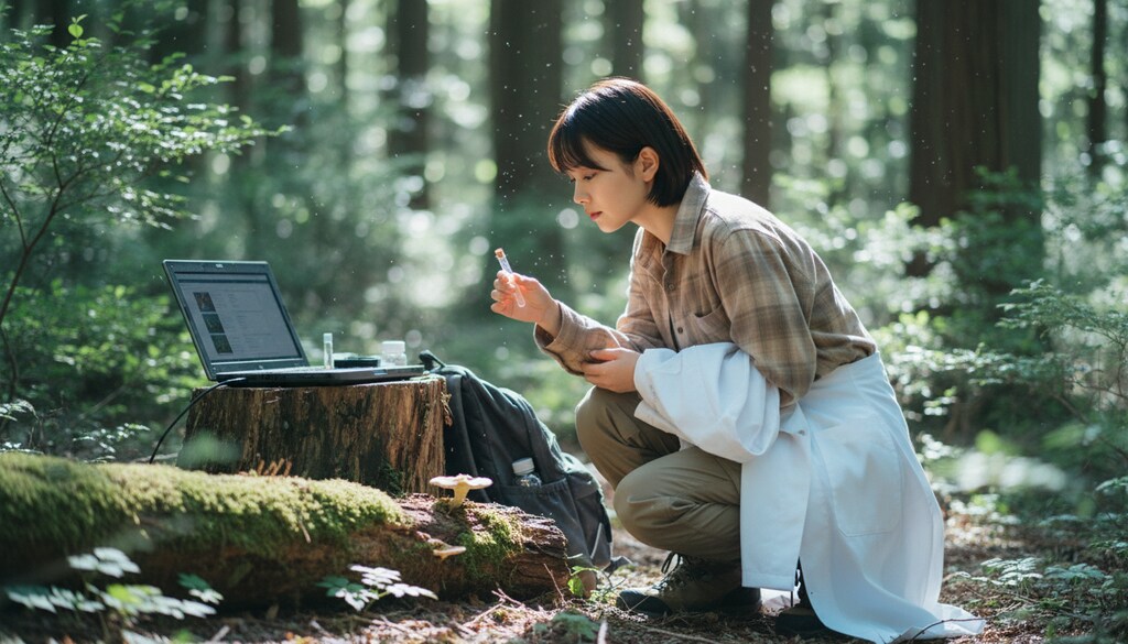 森のフィールドワーク