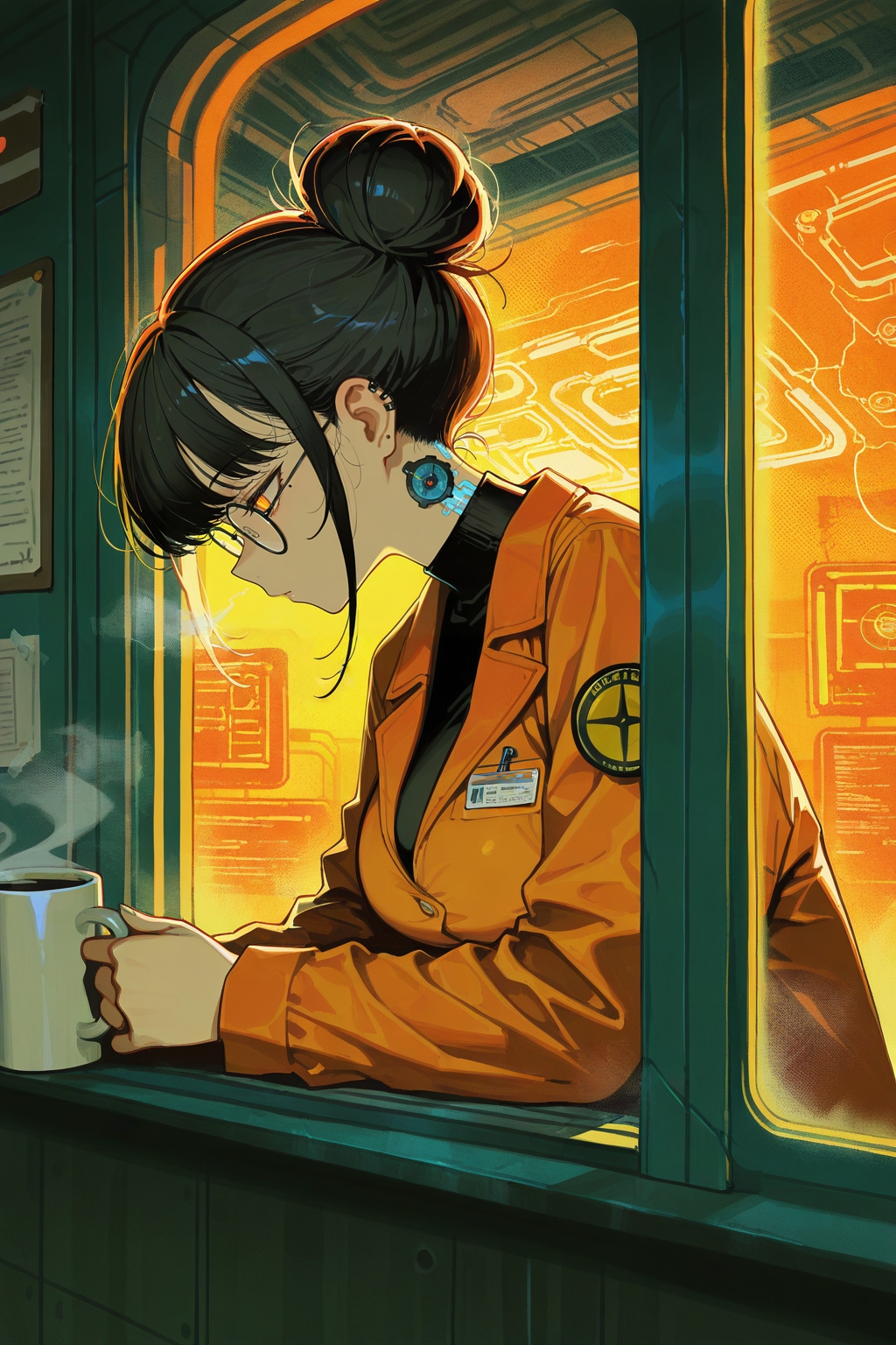 荒れ果てた大地を見下ろして