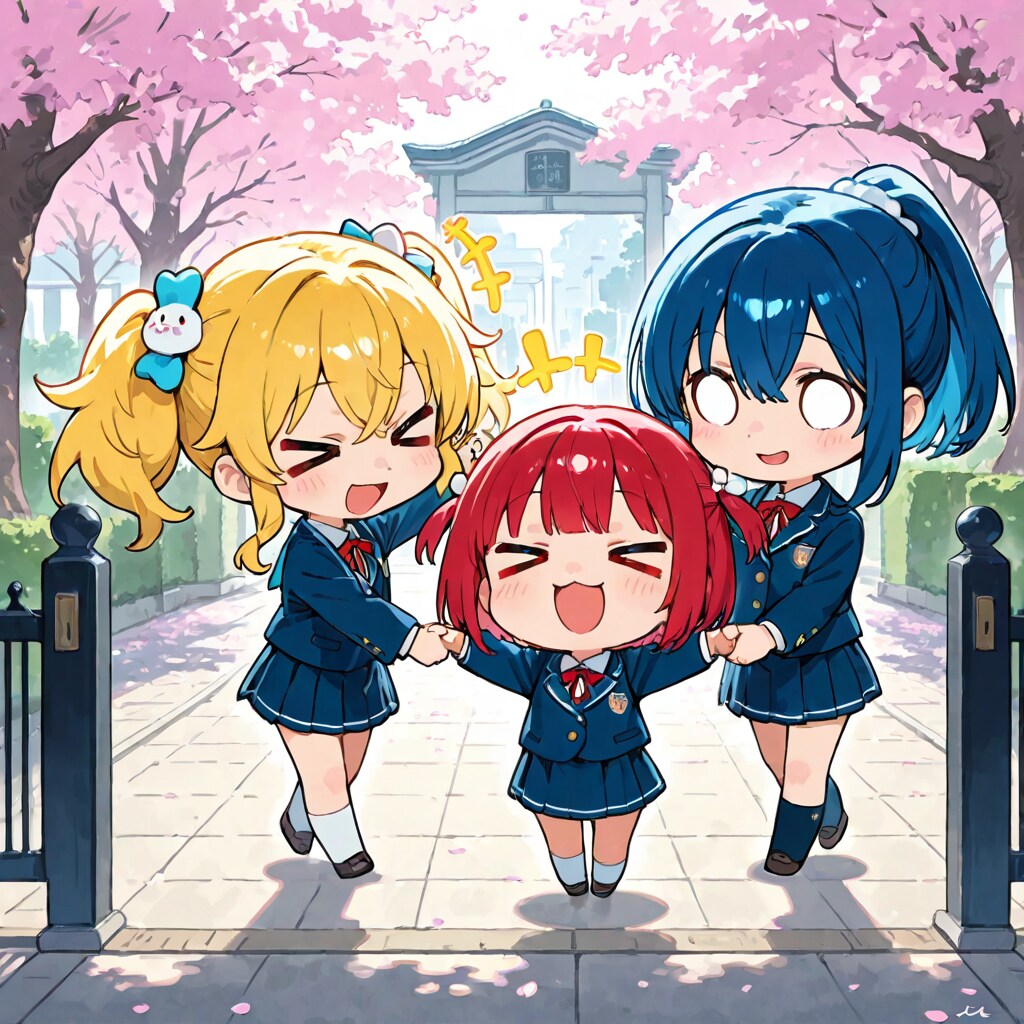 仲良しちゃんの入学式