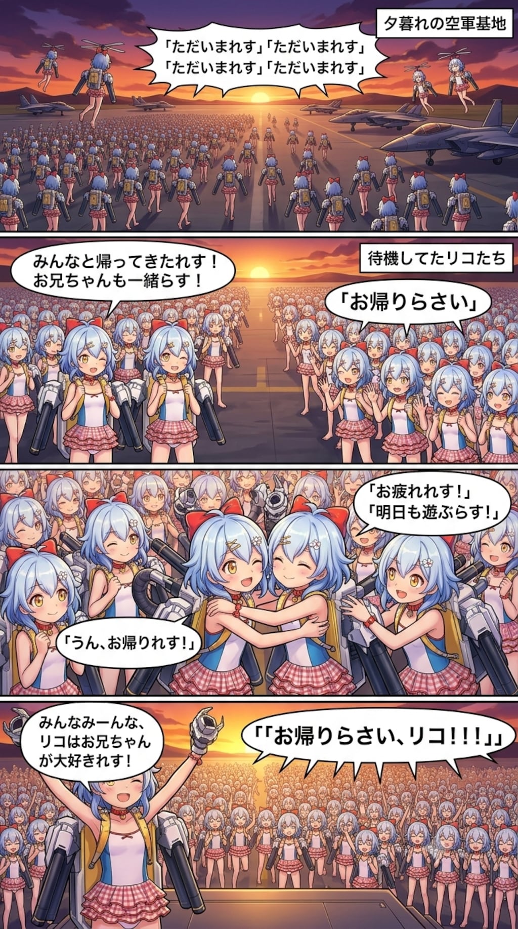 リコちゃんになっちゃった司令官とリコちゃん達のコミック#∞5