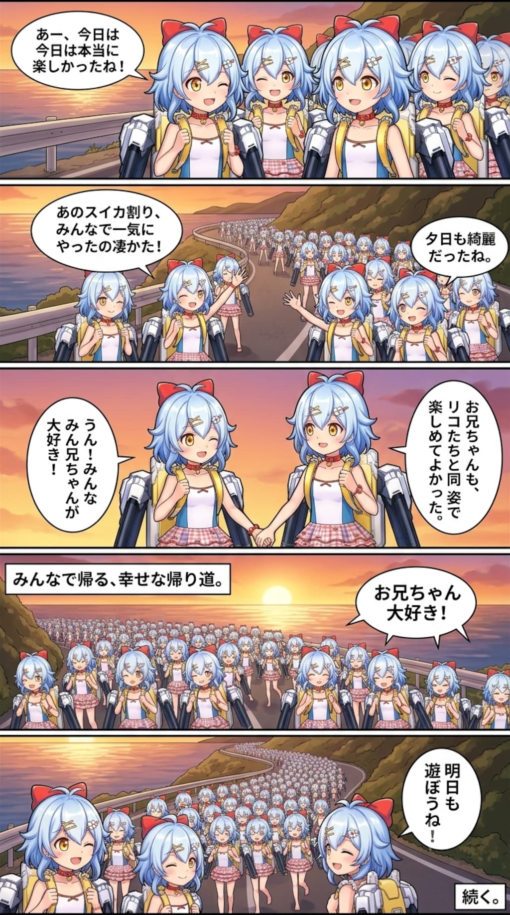 リコちゃんになっちゃった司令官とリコちゃん達のコミック#∞5