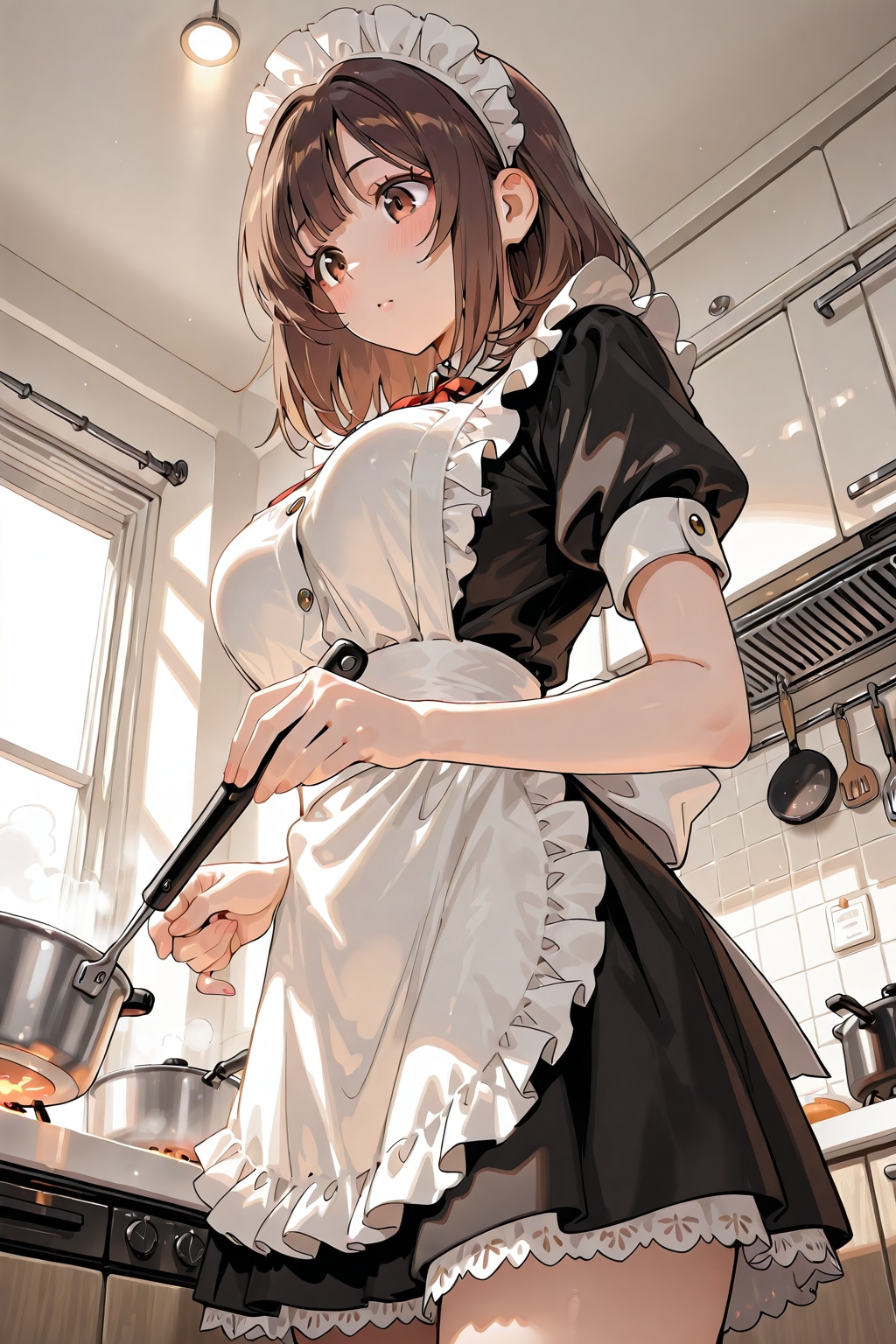 SSR『料理中のメイド』