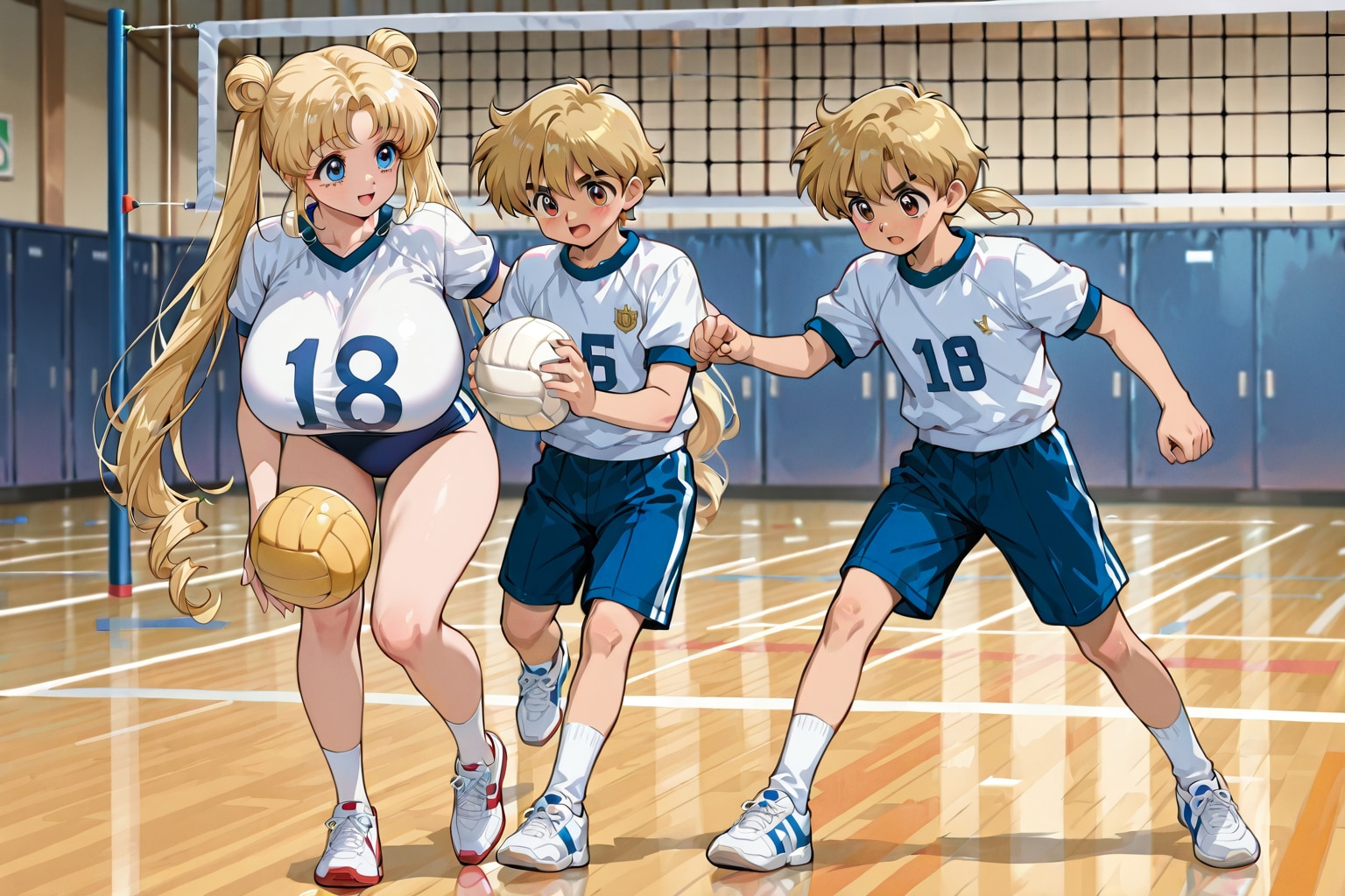 バレーボール遊び♪ | の人気AIイラスト・グラビア