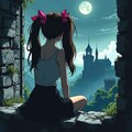 廃墟となった城の影の中での贅沢 2枚目