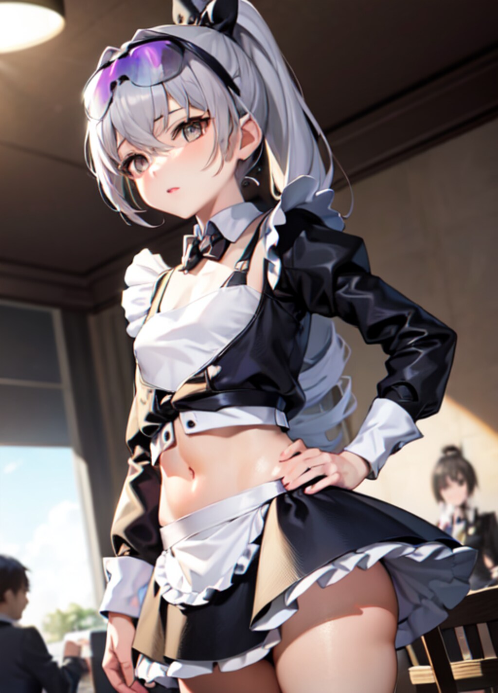 レストラン店員銀狼ちゃん