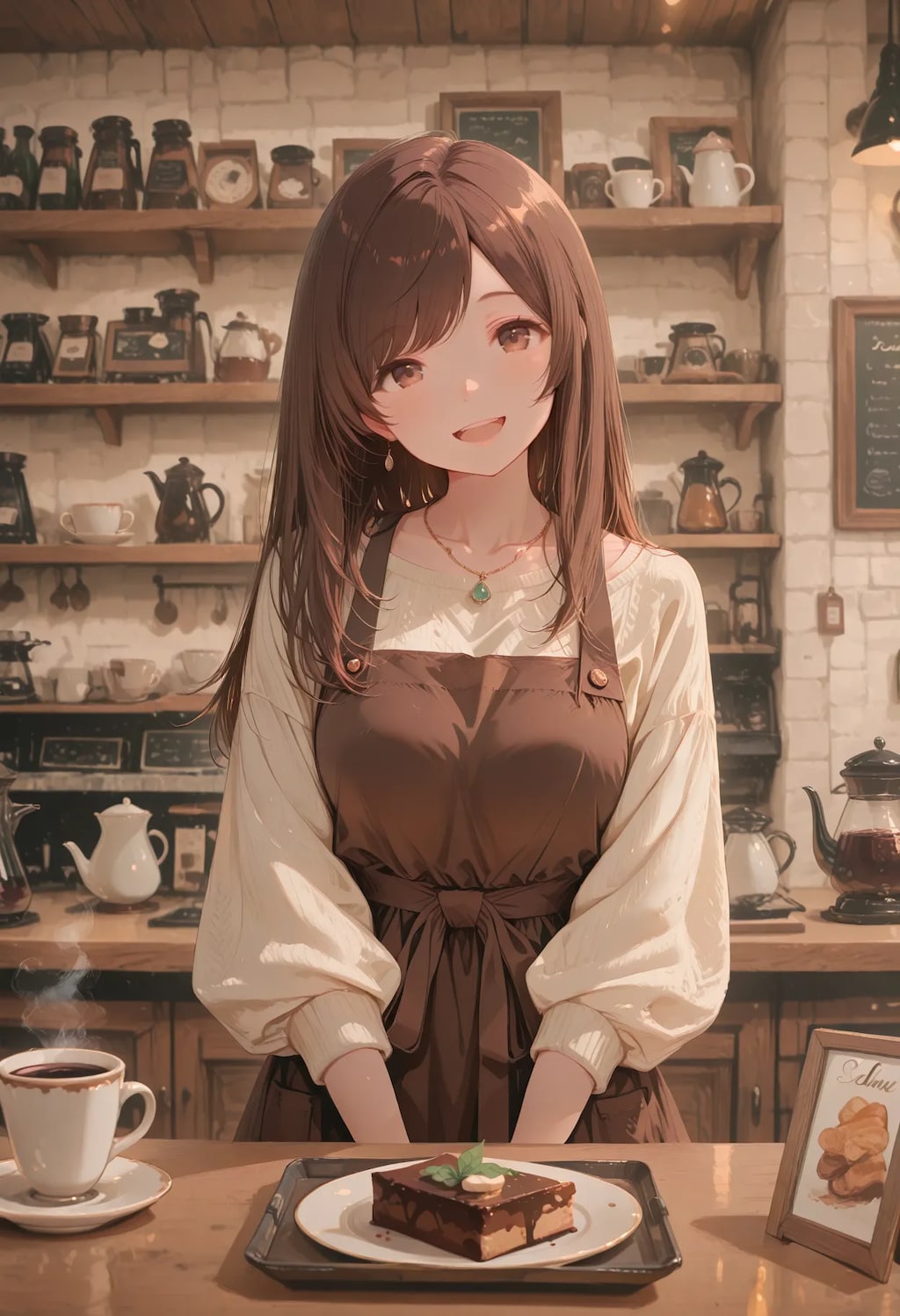 淹れたてのコーヒーはいかがですか？