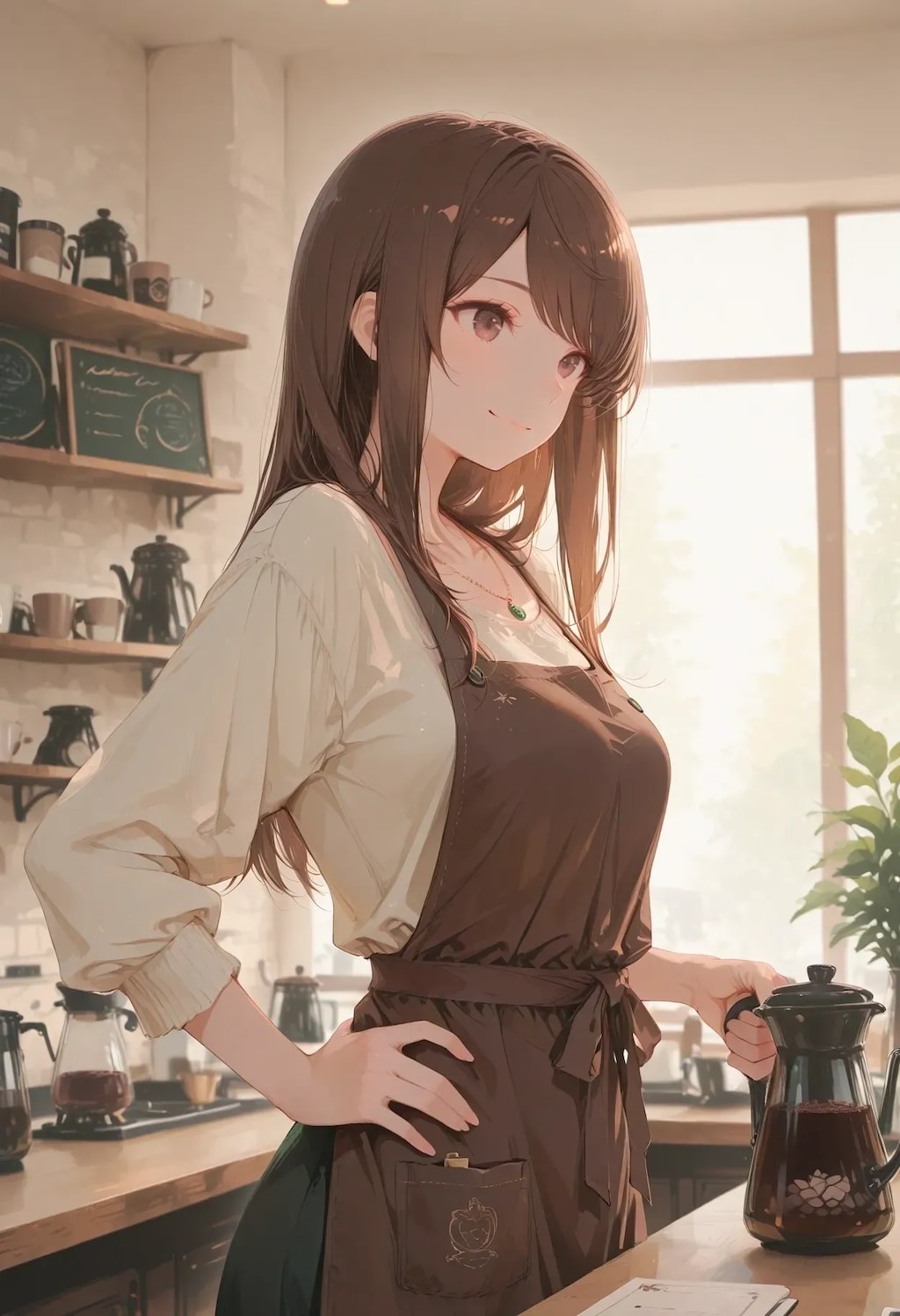 淹れたてのコーヒーはいかがですか？