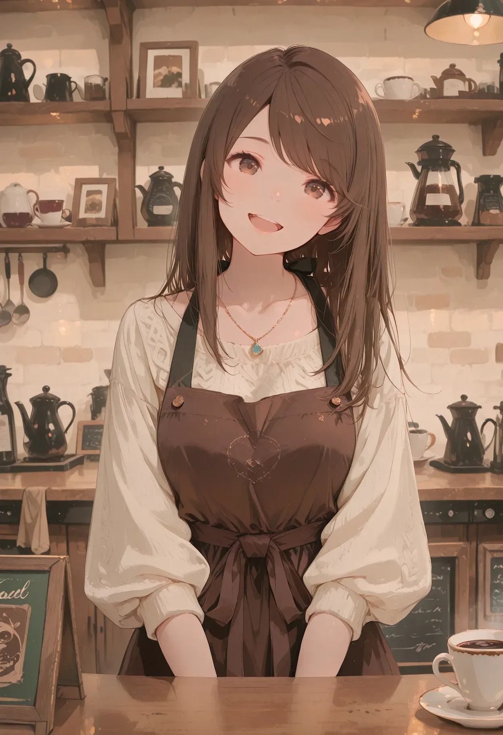 淹れたてのコーヒーはいかがですか？