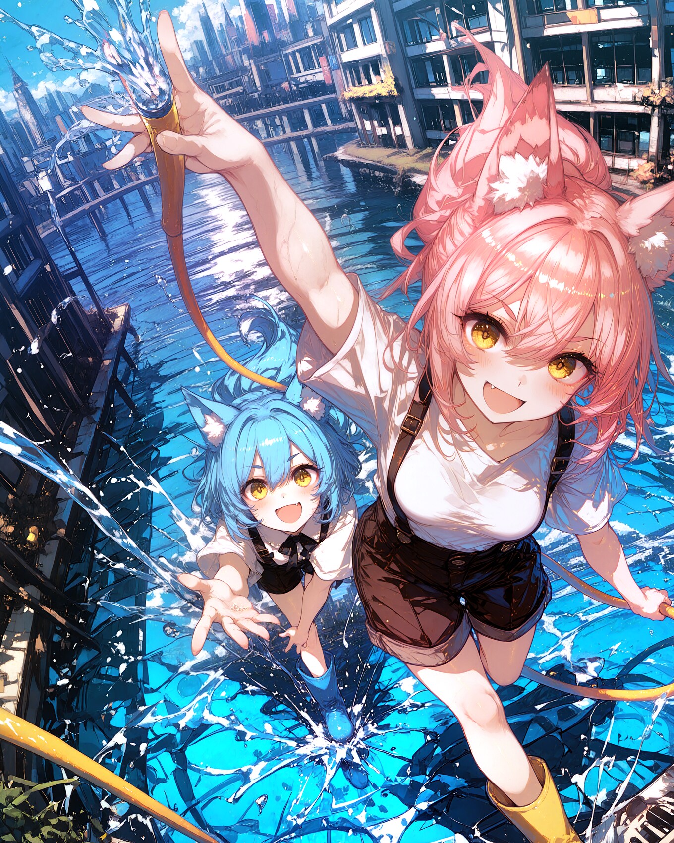 退屈なんて流して、遊べッ！ | の人気AIイラスト・グラビア