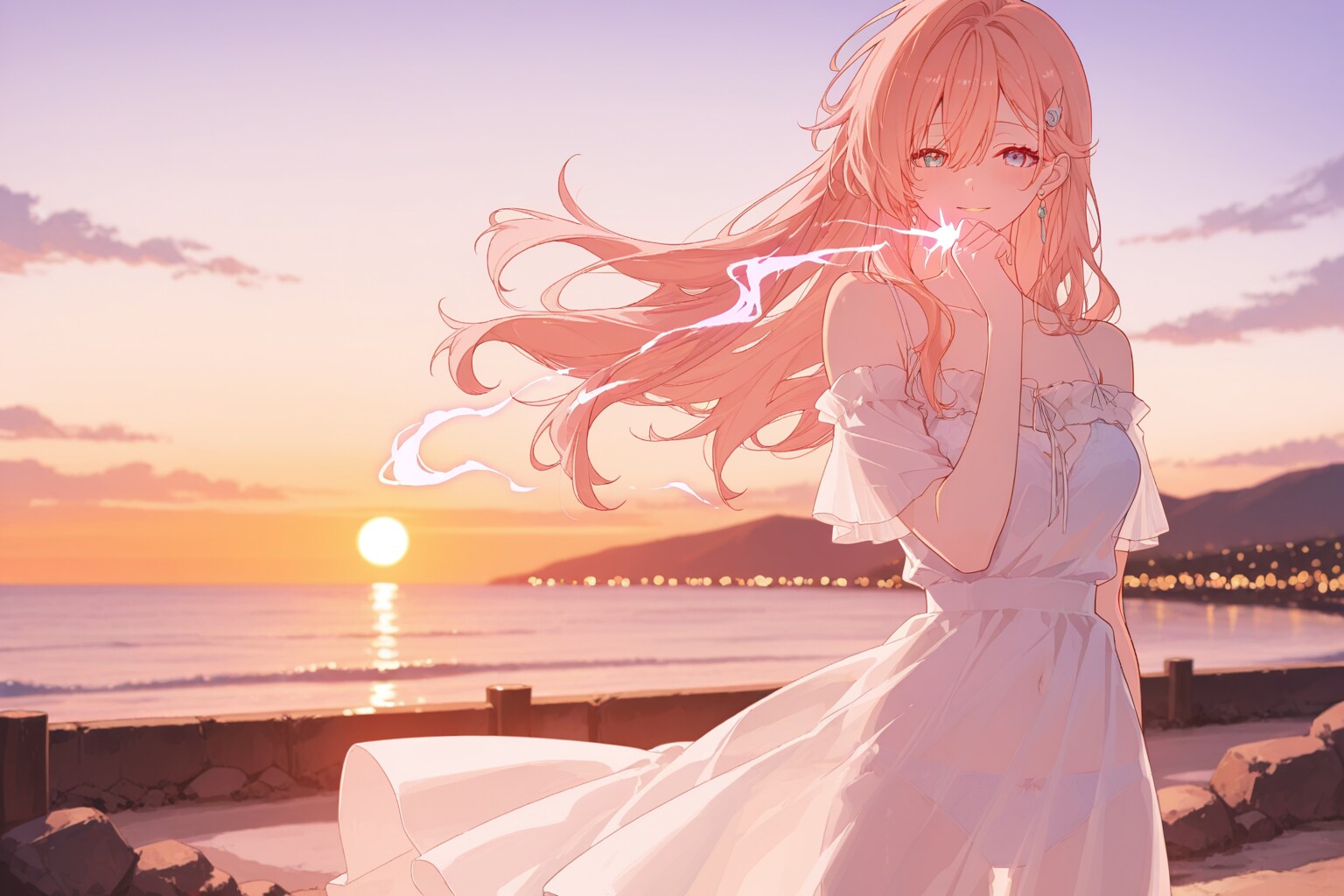 夕暮れapricot