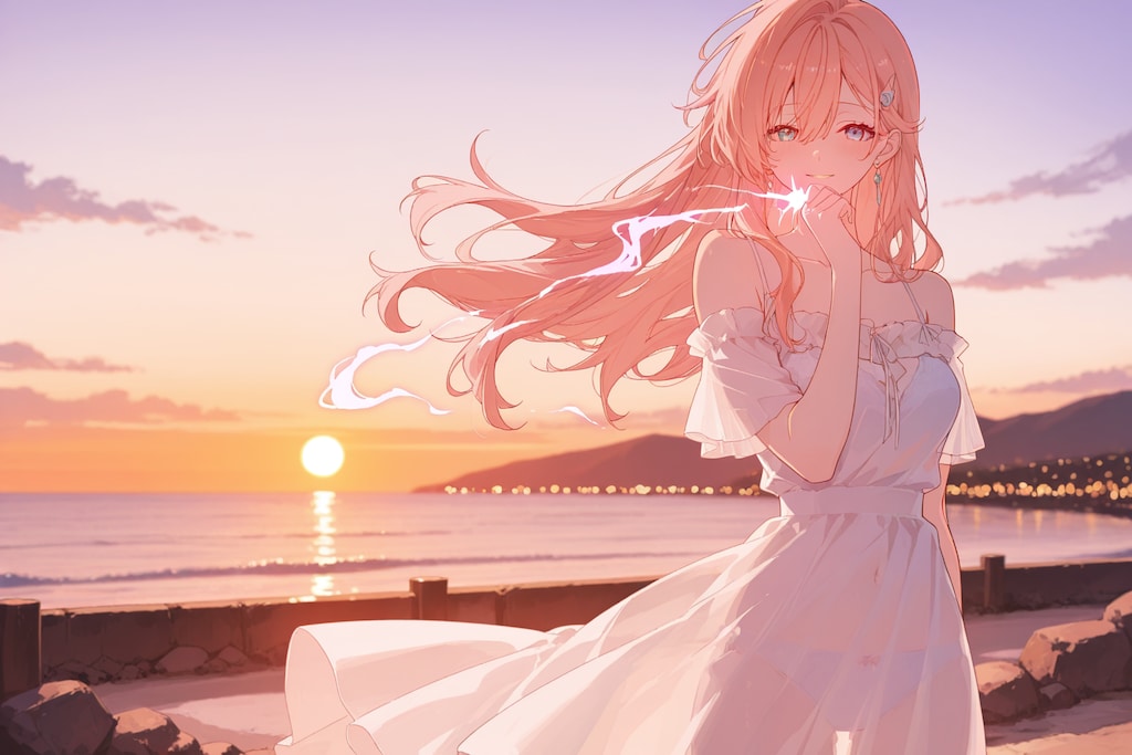 夕暮れapricot