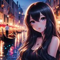 黒髪女の子 2枚目