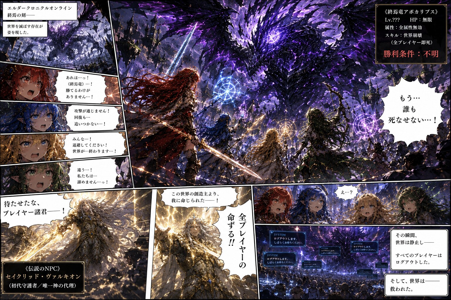 終焉竜との壮絶な戦い