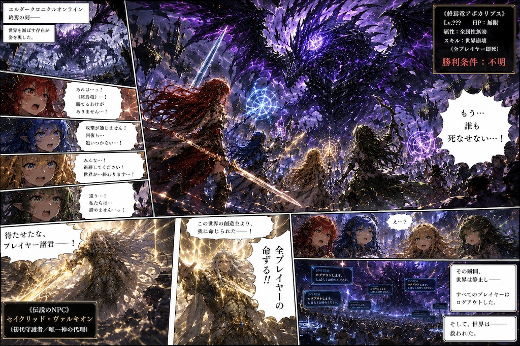 終焉竜との壮絶な戦い