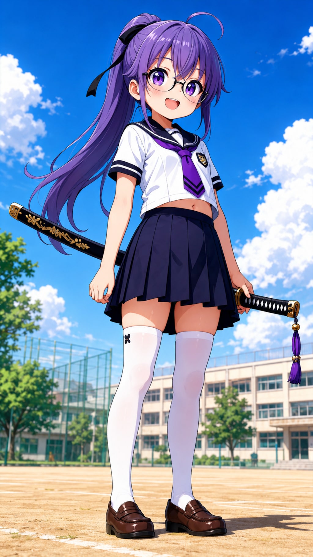 公立ダサ制服のクノイチ