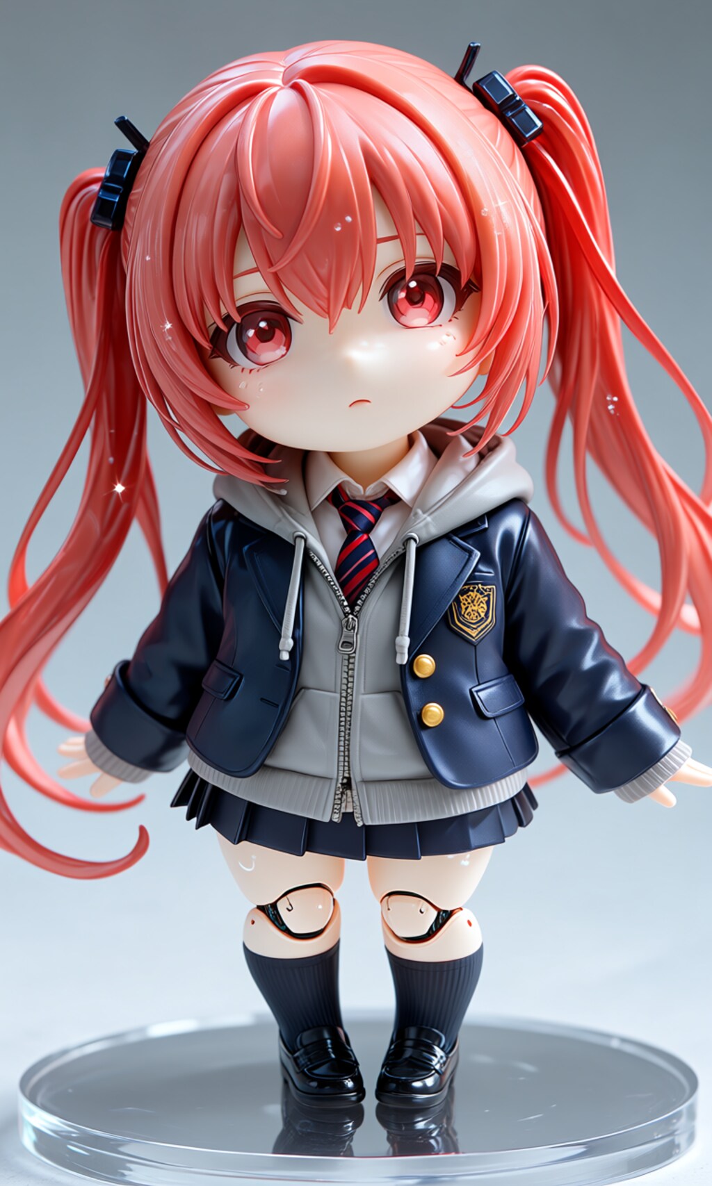 異世界制服少女達　新たな新世代達　アクリルねんどろいど