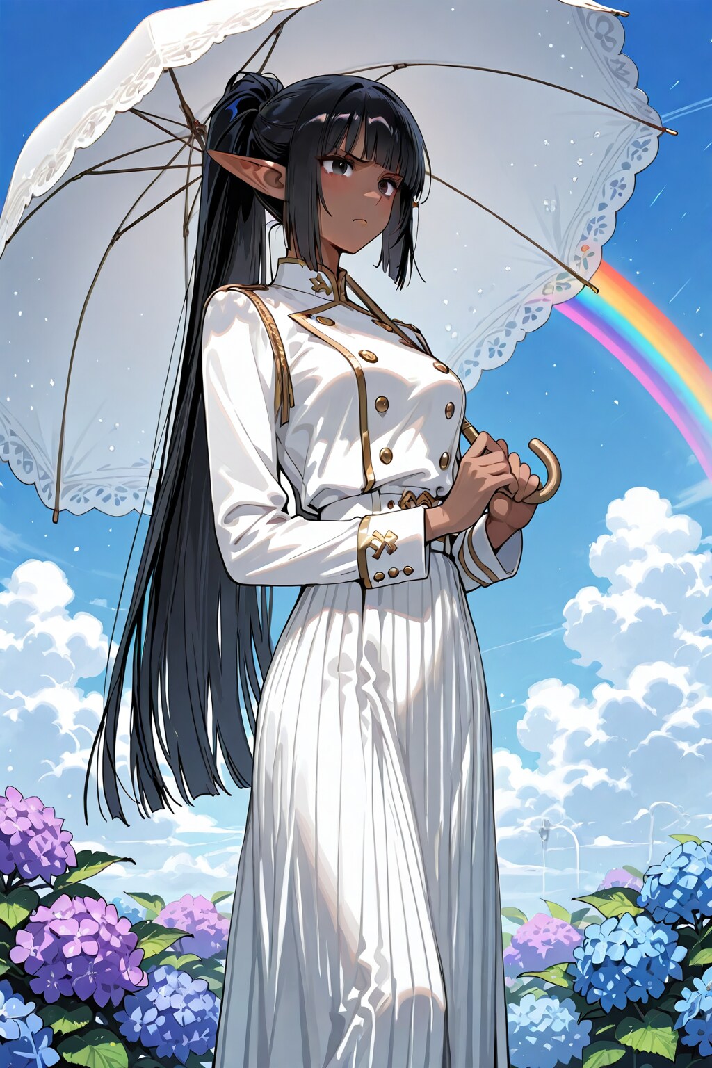 雨の後