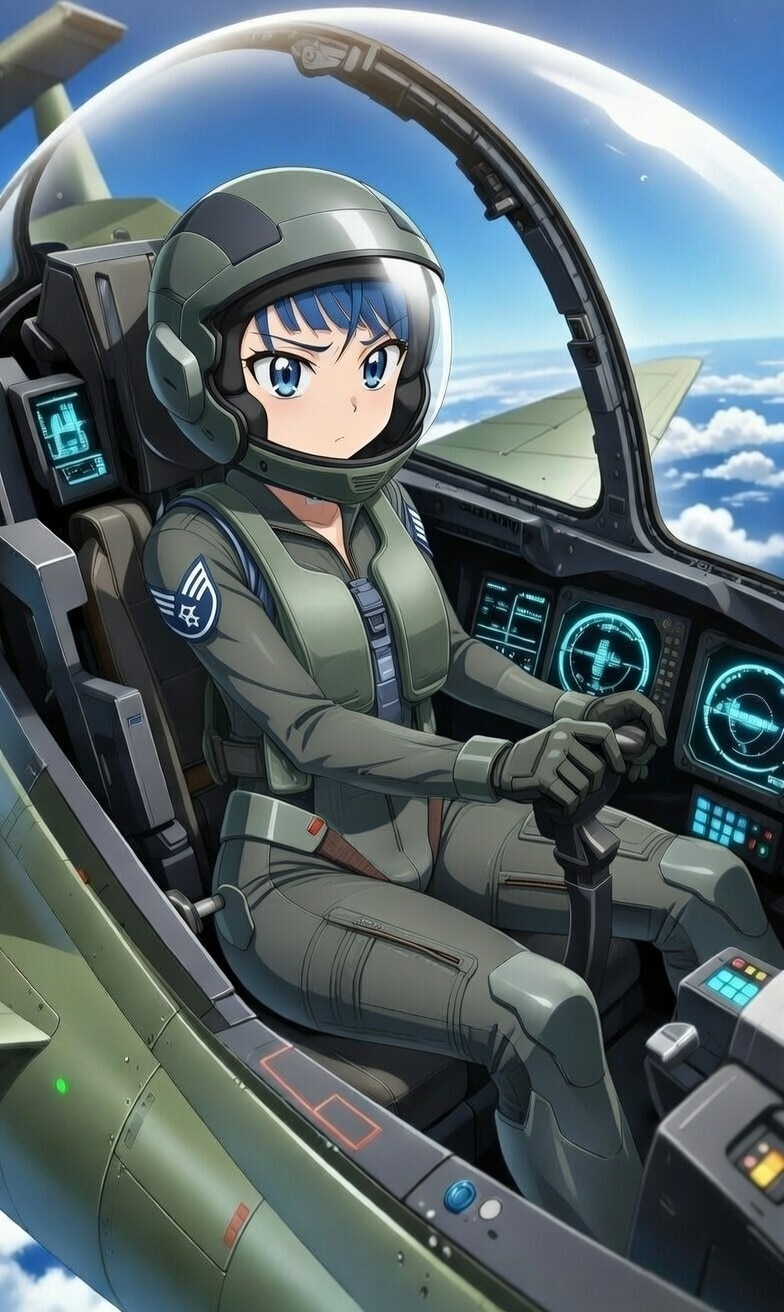 パイロットスーツなソラちゃん | の人気AIイラスト・グラビア