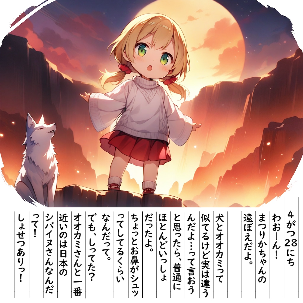 【絵日記】まつりかちゃんのとーぼえ