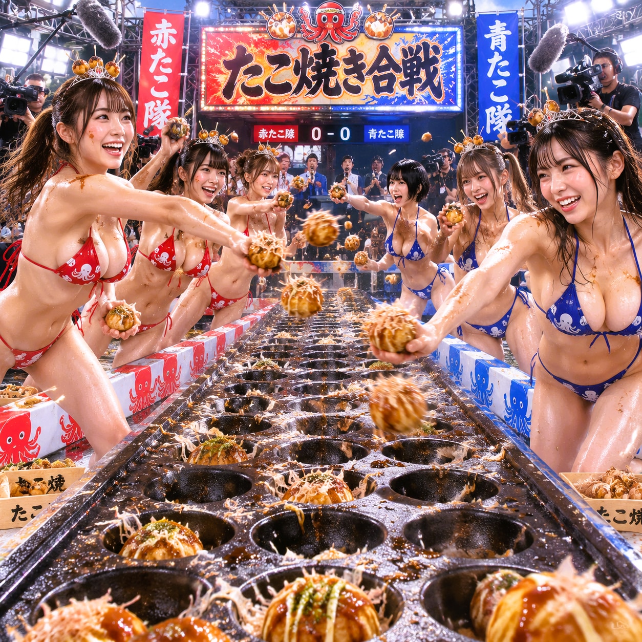 激突！たこ焼き合戦